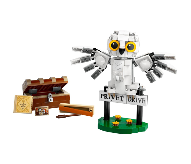LEGO Harry Potter 76425 Hedwiga z wizytą na ul. Privet Drive 4 - 1220619 - zdjęcie 6